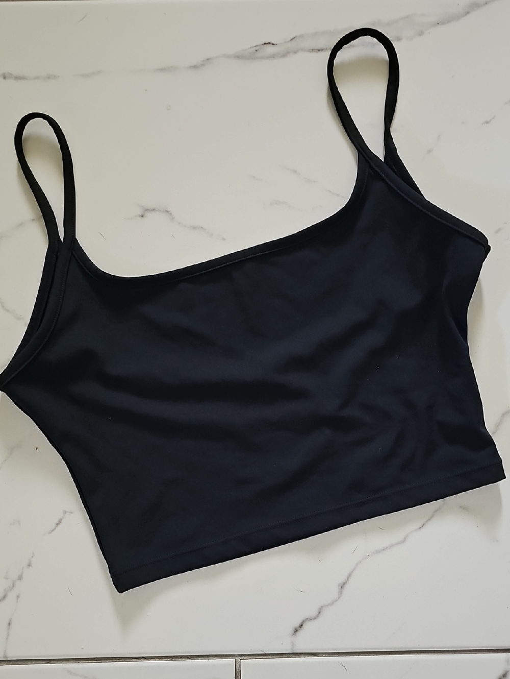 Buffbunny Black Cropped Workout Tank Small Athletic Gym Top EUC